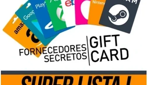 Lista Secreta Fornecedores Gift Card