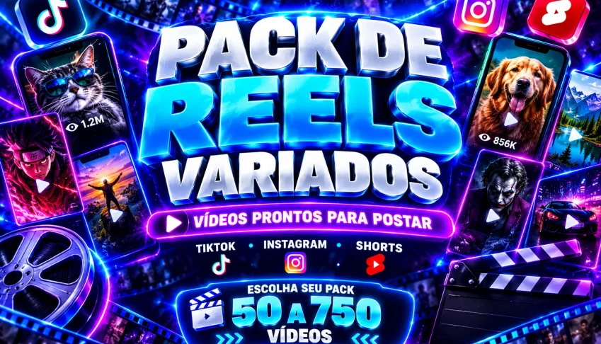 🔥 Pack De Reels Virais | Vídeos Variados Prontos Para Posta