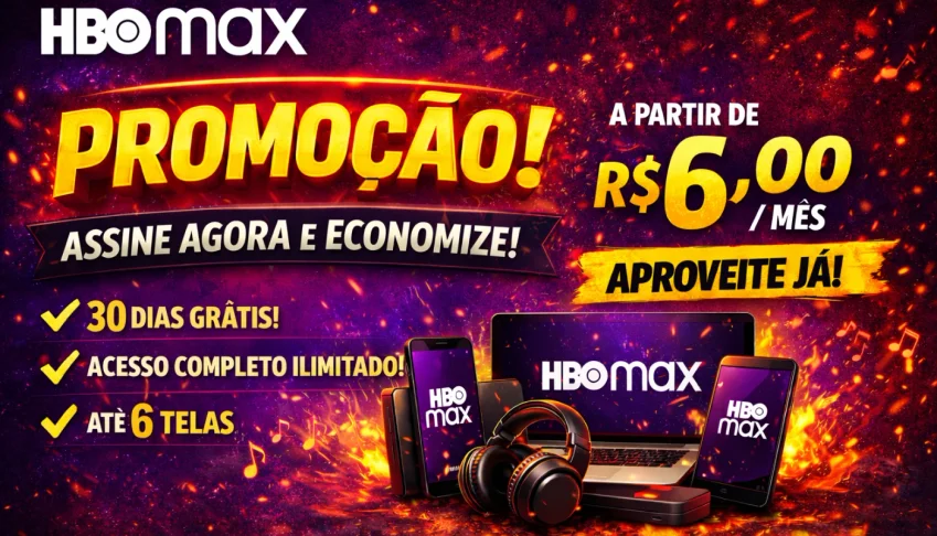 HBO Max 30 Dias – Tela Individual