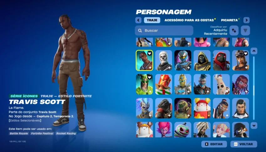 Conta Fortnite