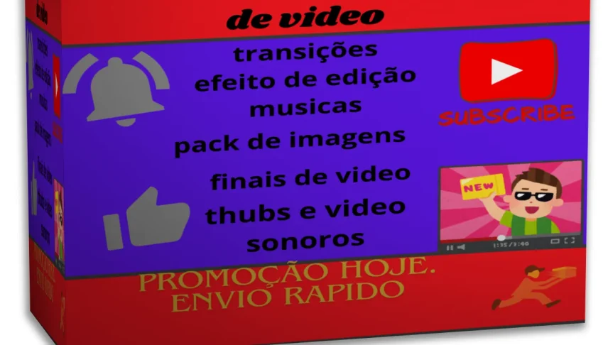 Pack de Edição do editor de vídeo!