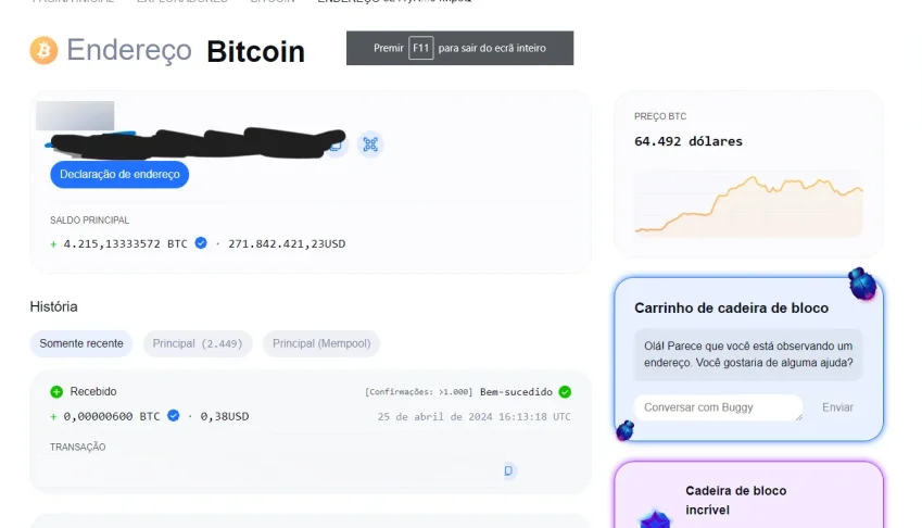 endereço bitcoin com saldo(SUPER PROMOÇAO)