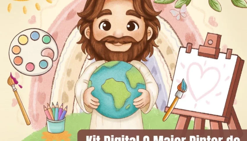 Kit Digital o Maior Pintor do Mundo - Aquarela