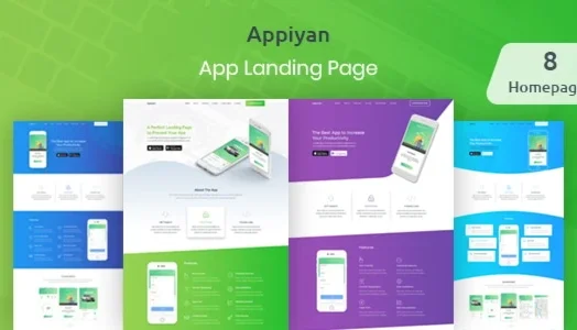 Template HTML5 para Landing Page de Aplicativo