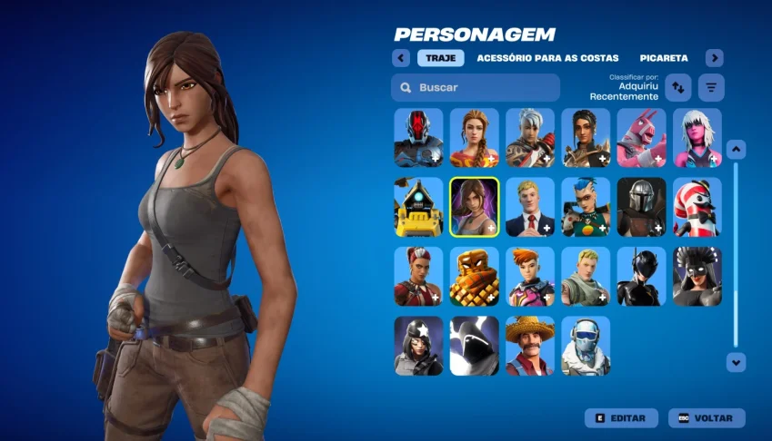 Conta Fortnite | 86 Skins | Lara Croft | Entrega automática!