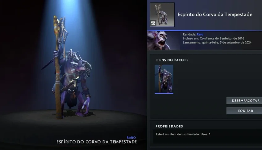 Espirito do Corvo Da Tempestade