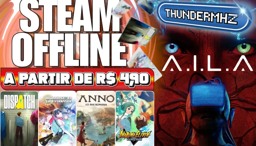 AILA A.I.L.A + Of Ash and Steel Jogo Conta Steam Offline PC