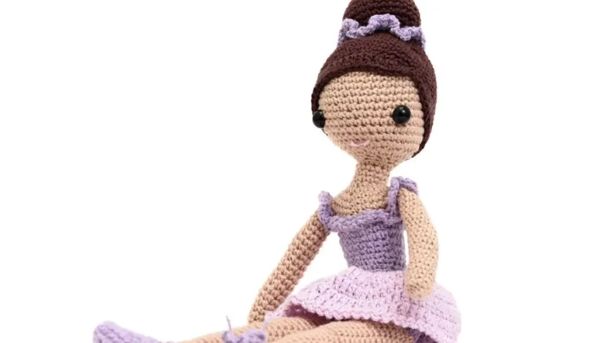 Boneca Bailarina Alana em amigurumi