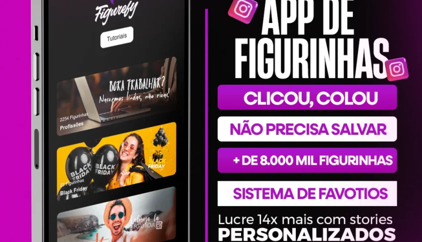 Aplicativo de Figurinhas para Stories do Instagram - 1 Ano!