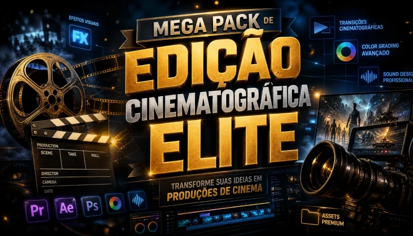 Mega Pack Milhares de Recursos para Edição Cinematográfica