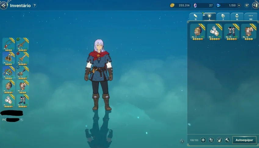 Conta ni no kuni - NIVEL 56 INVENTARIO FULL 4 ESTRELAS +