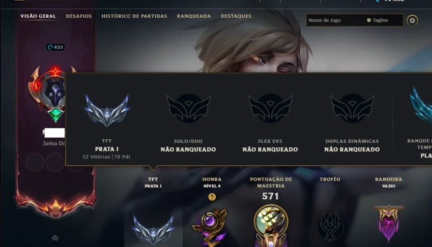 Unranked com TODOS os Champs e 171 Skins ( JG / MID )