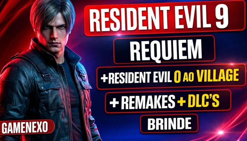 Resident evil requiem deluxe - Steam p/ jogar agora S/FILA