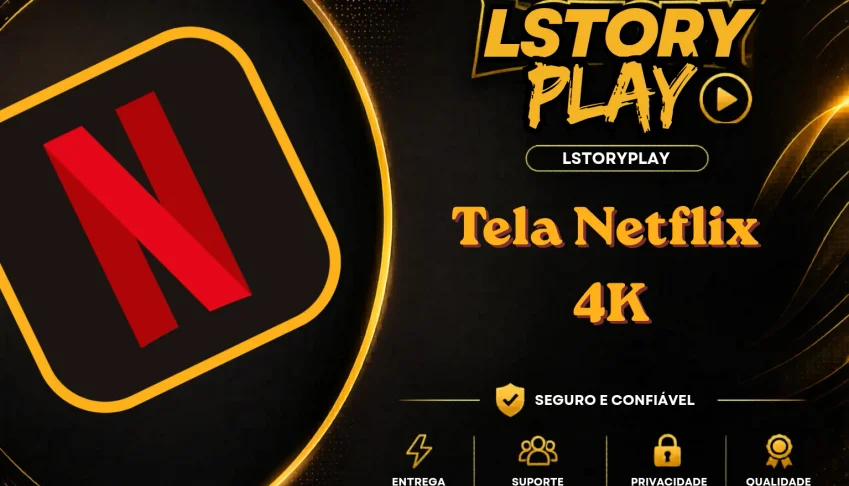 Netflix 4K - Tela Privada Exclusiva Por 30 Dias + Brinde