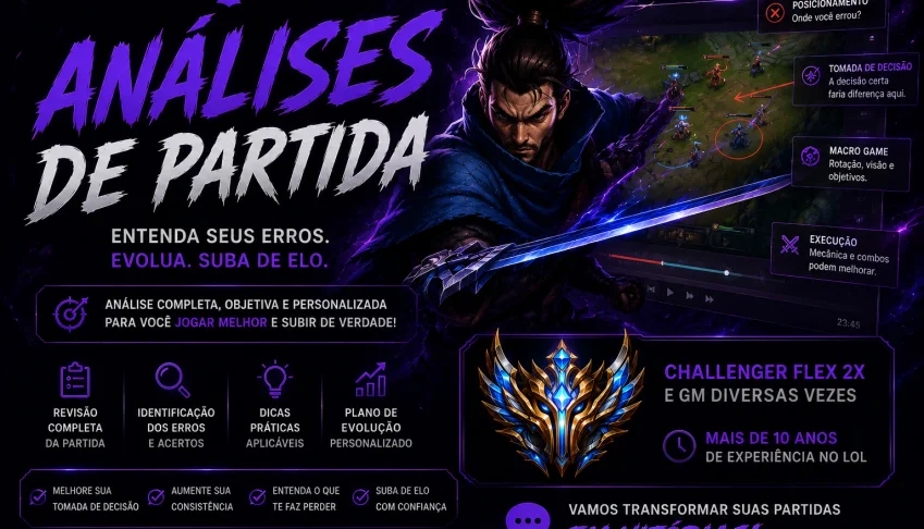 Analiso sua partida ao vivo no Lol