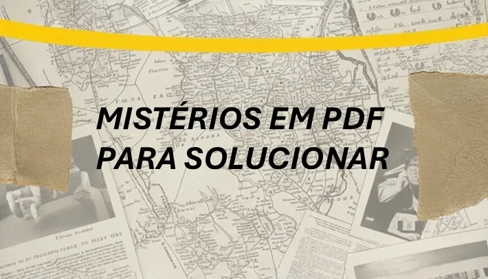 PACK - Casos Criminais em pdf, jogos para solucionar