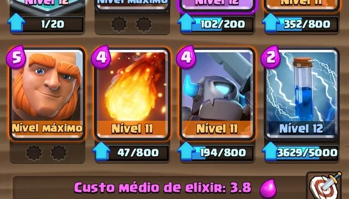 CONTA DE CLASH ROYALE NIVEL 12 + COC CV9 NIVEL 100