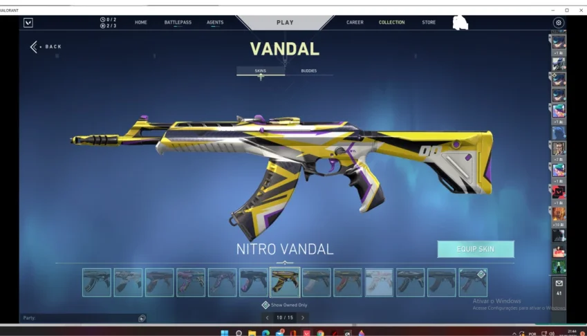Conta Valorant 1.7k gasto (IMT)