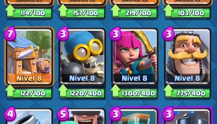 Clash royale nivel 10 a conta