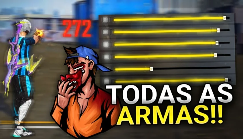 Auxilio De Regedit Freefire  Sensibilidade  Full Vermelho