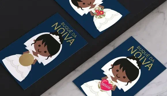 25 Raspadinhas Buquê da Noiva - Escolha o Modelo