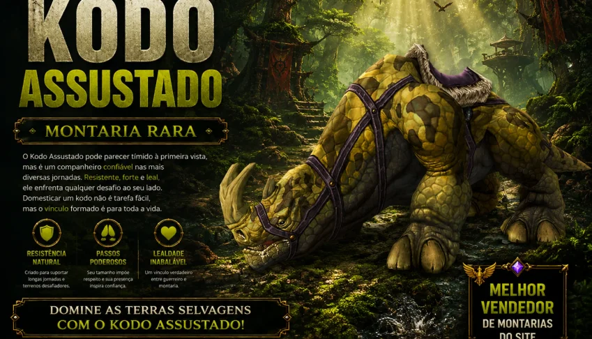 Montaria Wow - Kodo Assustado - Frightened Kodo