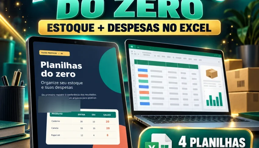 Planilhas do Zero: Estoque e Despesas no Excel