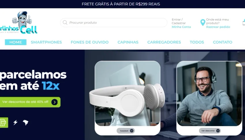 Loja Virtual Woocommerce de Eletronicos e Importados
