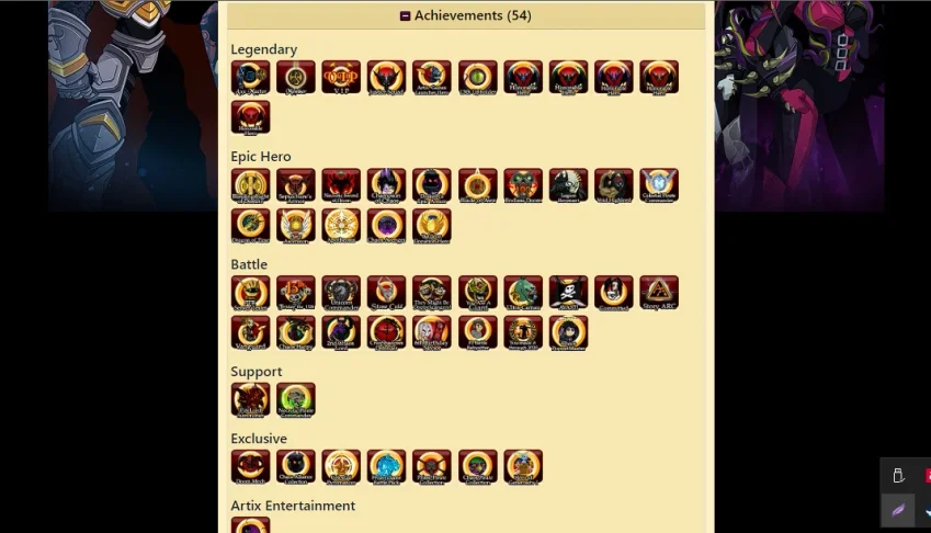 conta adventurequest lvl 100