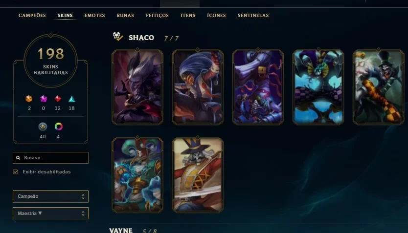 CONTA Season 2, elo atual prata 1 (md5 para o gold), ex-plat