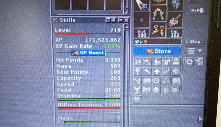 vendo EK yubra lvl 219 com todo itens juntos