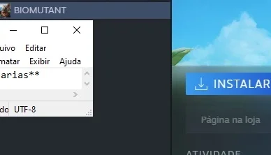 CONTA STEAM COM BIOMUTANT