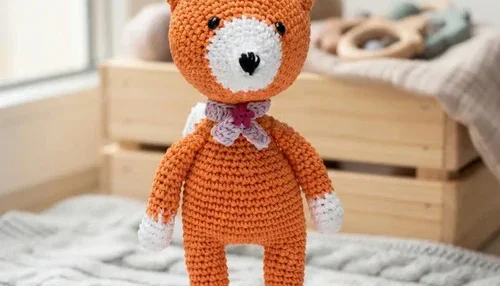 Raposa Mãe Amigurumi