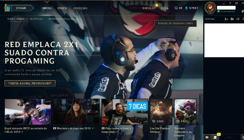 2017-GOLD III - ALL CHAMPS - 118 SKINS - CHEIO DA GRANA ETC