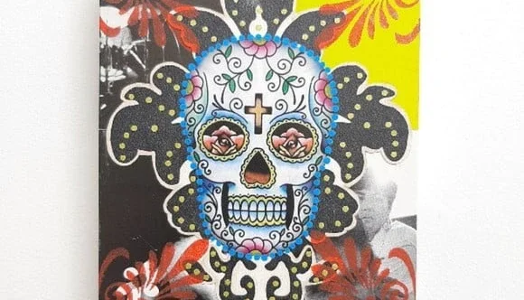 Porta Chave Caveira Estampada 2