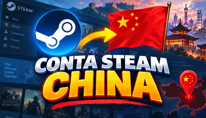 🔥 CONTA STEAM CHINA 🇨🇳 | FULL ACESSO | ENTREGA IMEDIATA ⚡