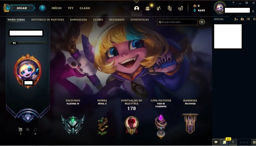 CONTA LOL PARA SAIR HOJE