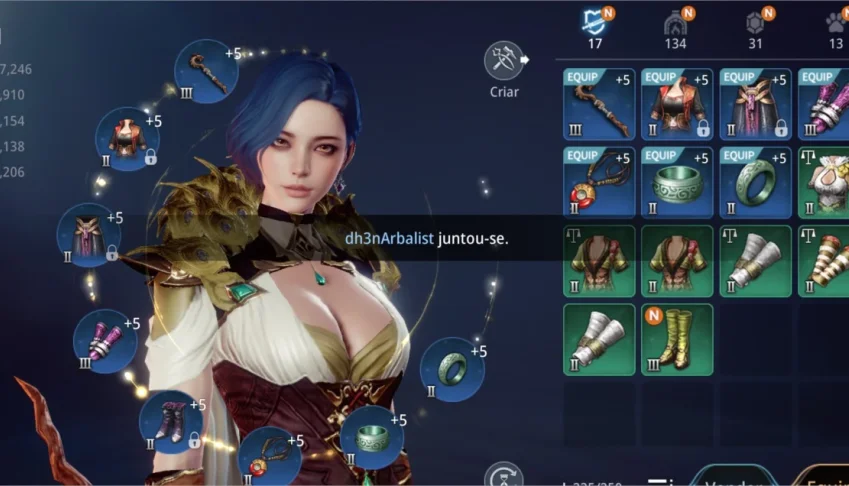 Vendo Feiticeira NA 112 / Poder 59k / lvl 58