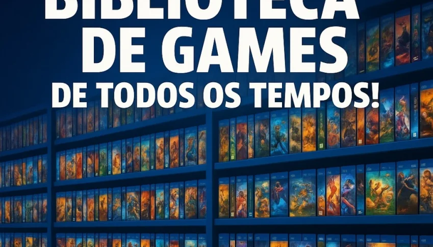 " A maior Biblioteca de Games de todos os tempos"