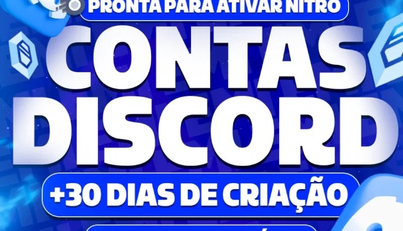 Conta de Discord com Nitro 3 meses grátis