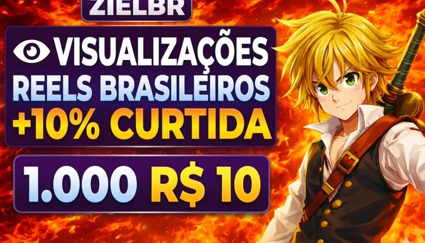 Visualizações Reels brasileiros+10% curtida
