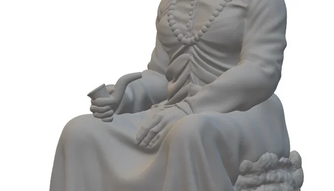 Arquivo STL para Impressão 3D - Orixá Preta Velha