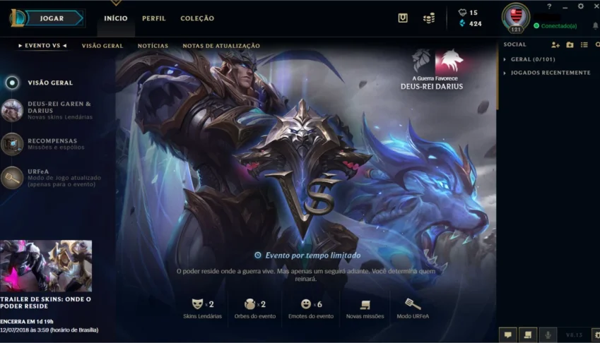 Conta League of Legends