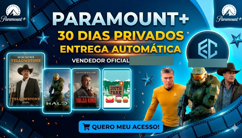 Paramount Plus - Tela Privada Por 30 Dias!(Automatica)!