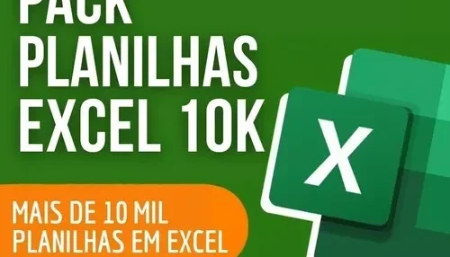 10k Planilhas Excel Editáveis Empresas Pessoal