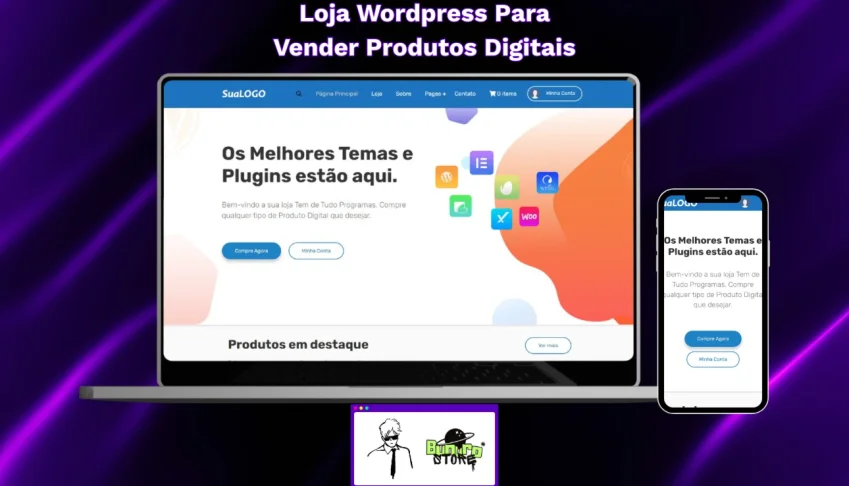 ⭐ Loja Wordpress Para Vender Produtos Digitais ⭐