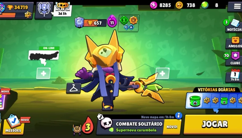 Conta Brawl Stars | KENJI + KAZE | A Melhor