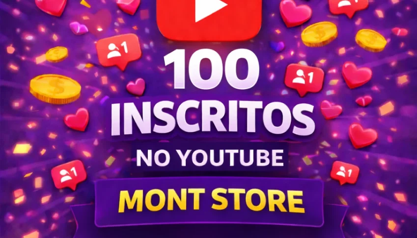 ✅100 Inscritos no YouTube✅ – SEM QUEDA –