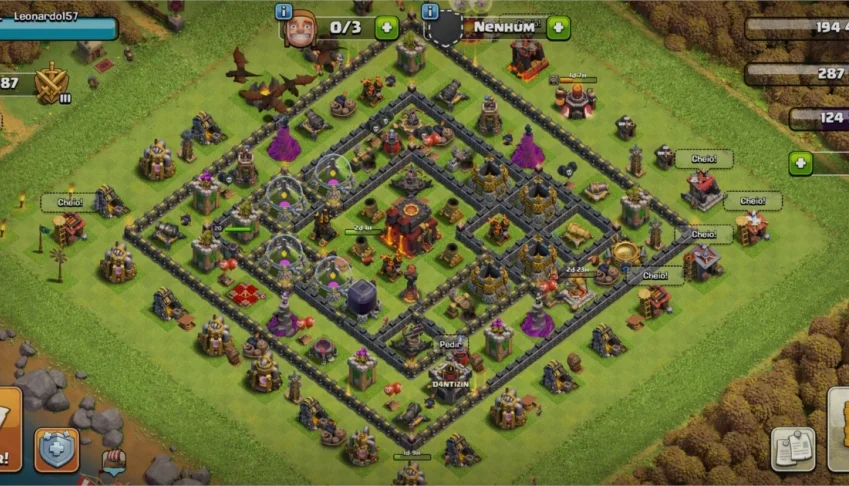 Vendo conta de Clash of clans