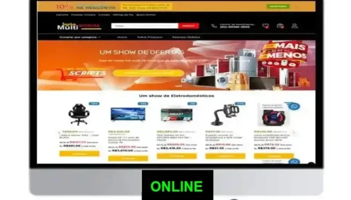 Super Loja Virtual Completa Responsiva com vídeo Instalação